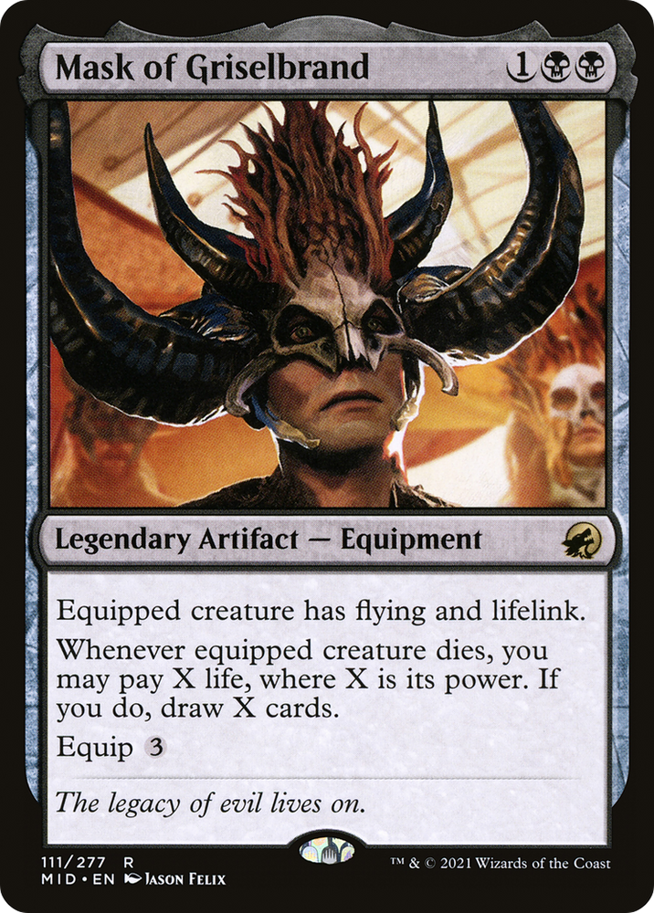 Mask of Griselbrand (MID-111) - Innistrad: Midnight Hunt