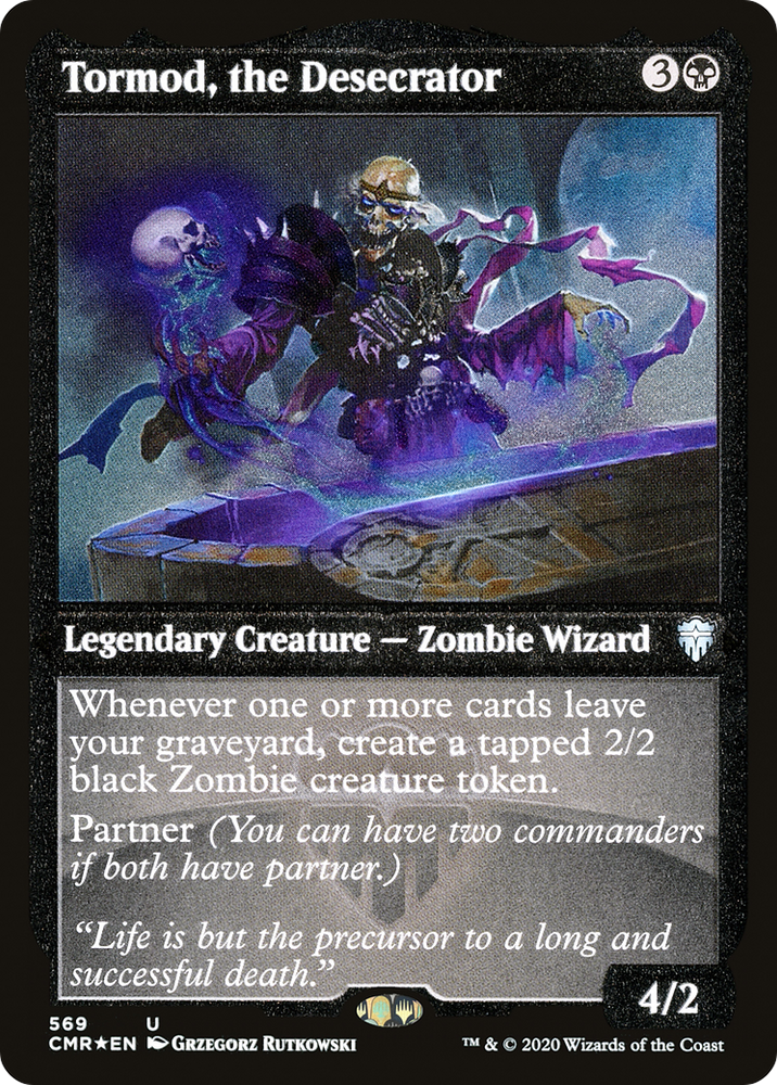 Tormod, the Desecrator (Foil Etched) (CMR-569) - Commander Legends Foil