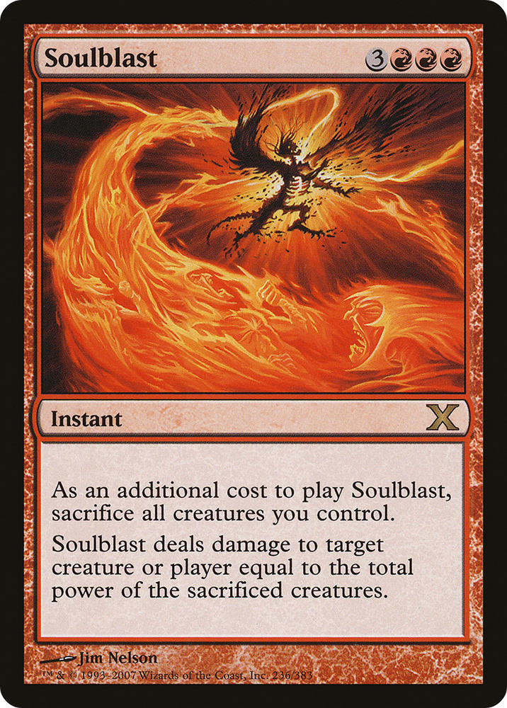 Soulblast (10E-236) - Tenth Edition Foil