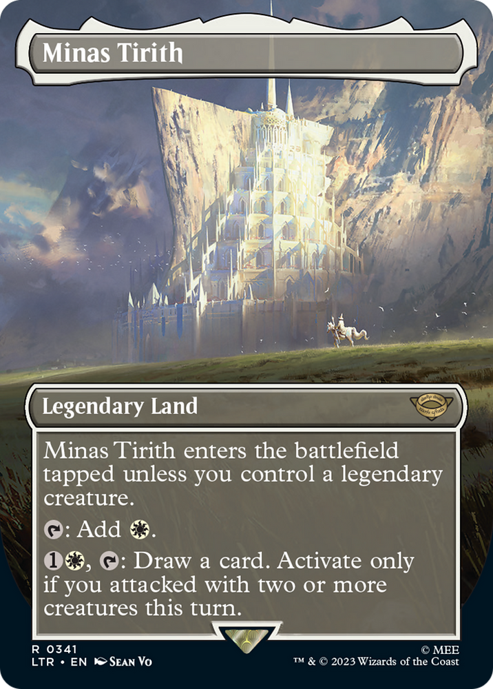 Minas Tirith (0341) (Borderless) (LTR-341) - The Lord of the Rings: Tales of Middle-earth (Borderless)