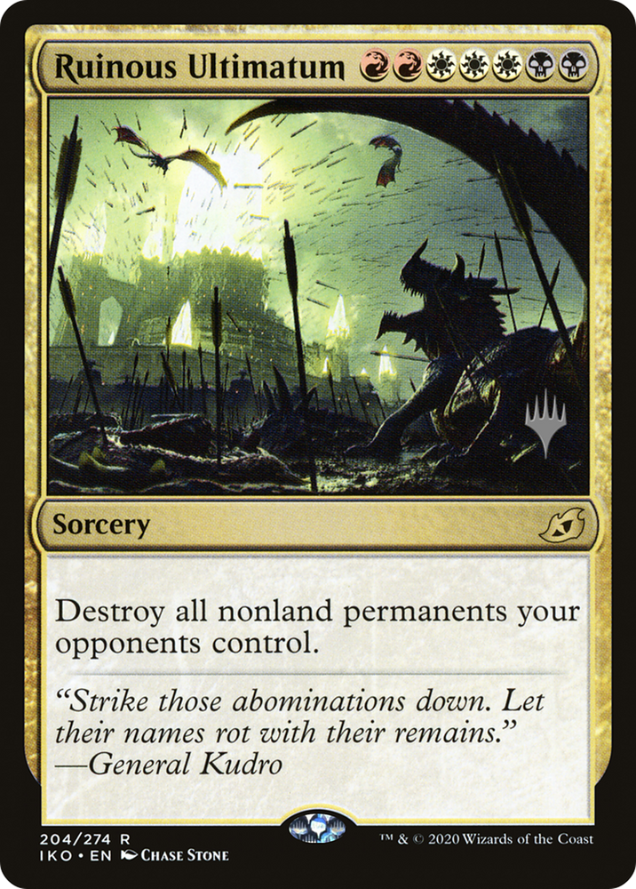 Ruinous Ultimatum (PPIKO-204) - Ikoria: Lair of Behemoths Promos
