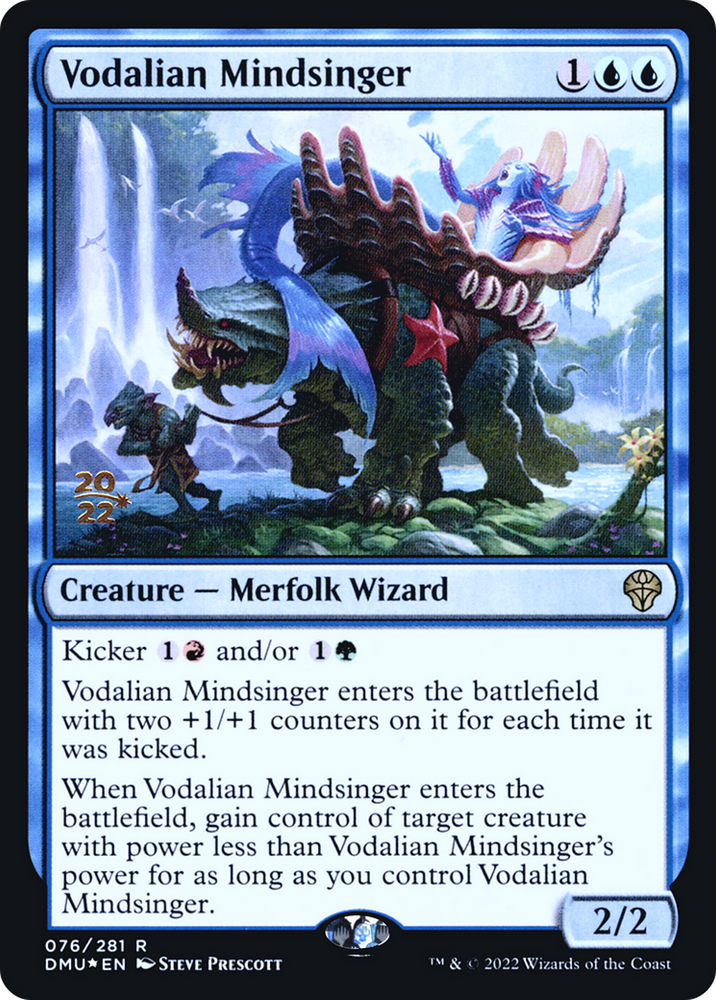 Vodalian Mindsinger (PRE-76S) - Dominaria United Promos Foil
