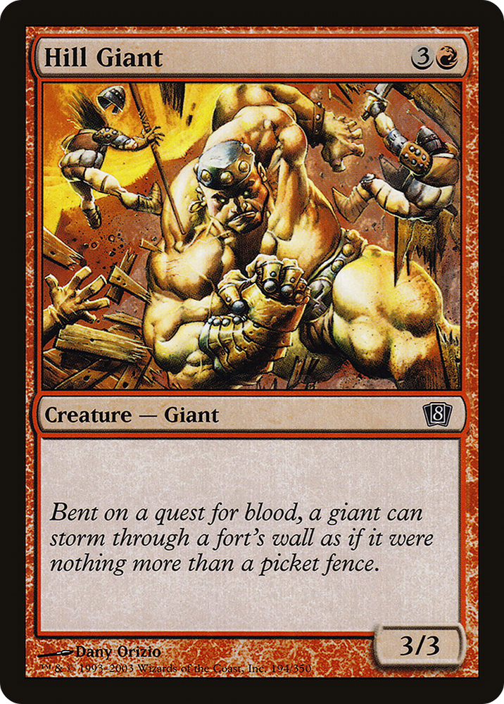 Hill Giant (8ED-194★) - Eighth Edition Foil