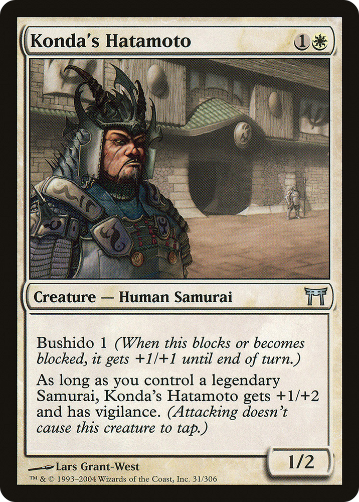 Konda's Hatamoto (CHK-031) - Champions of Kamigawa