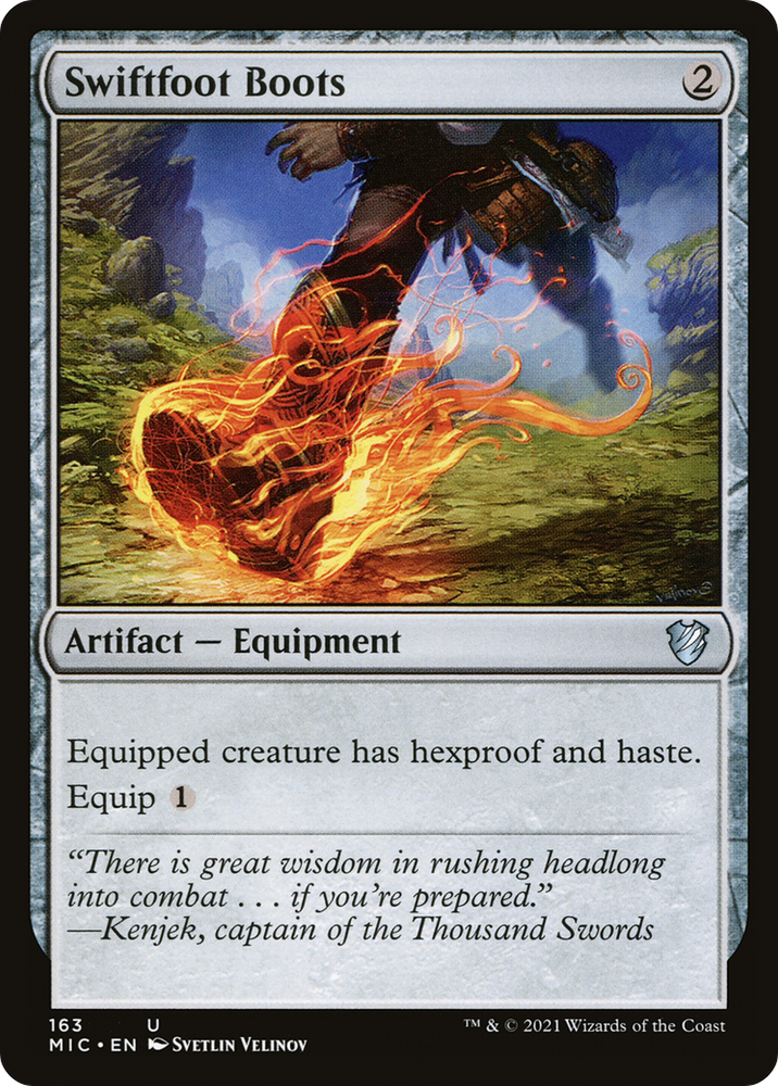 Swiftfoot Boots (MIC-163) - Midnight Hunt Commander