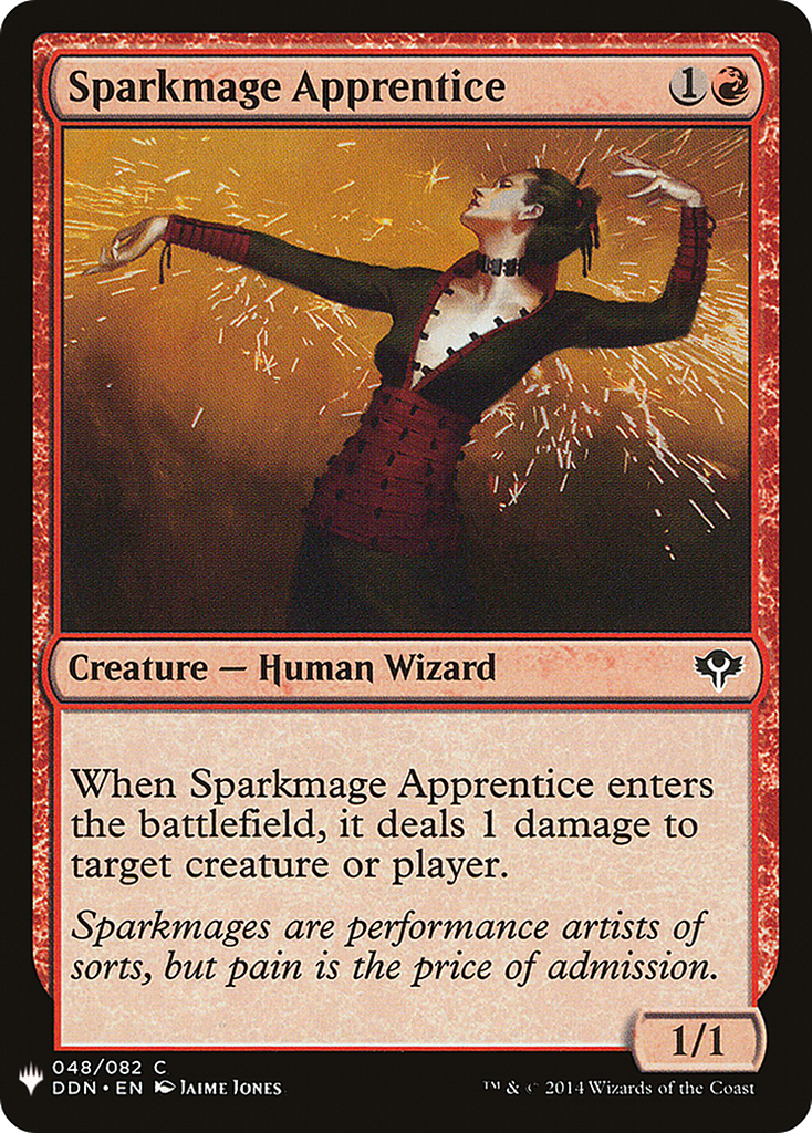 Sparkmage Apprentice (LIST-DDN-48) - The List