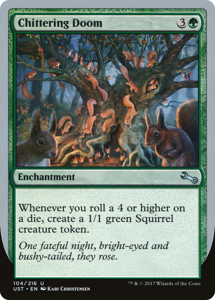 Chittering Doom (UST-104) - Unstable Foil
