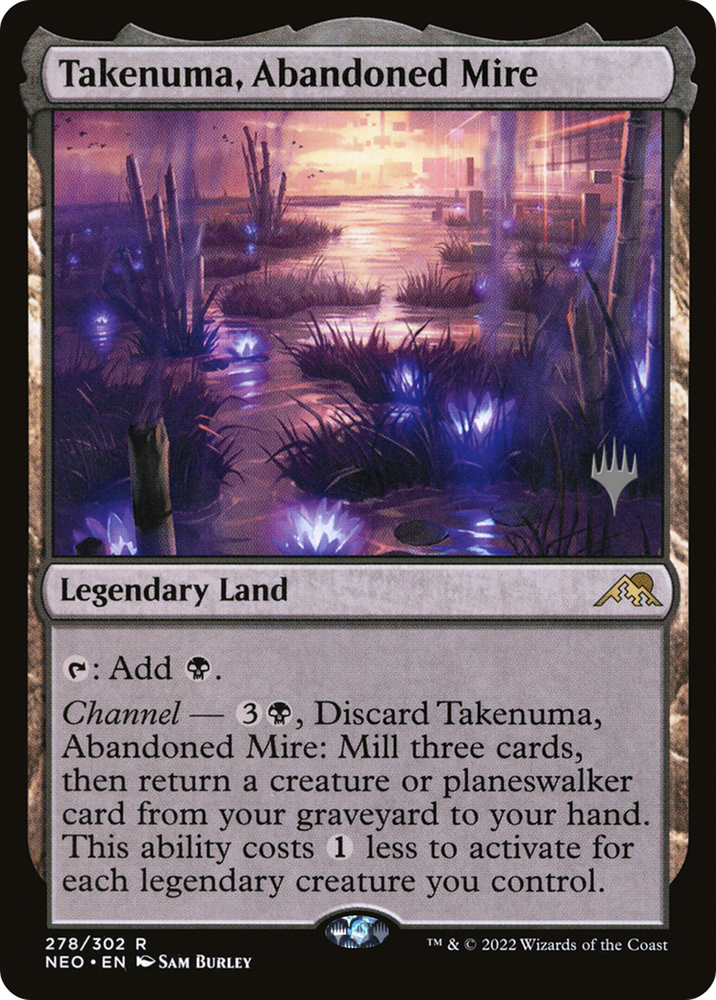Takenuma, Abandoned Mire (PPNEO-278P) - Kamigawa: Neon Dynasty Promos