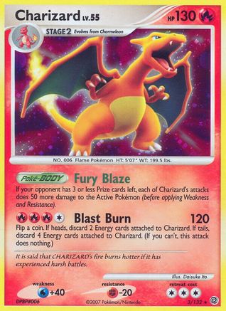 Charizard 003/132  - Holofoil Secret Wonders - Holo Rare