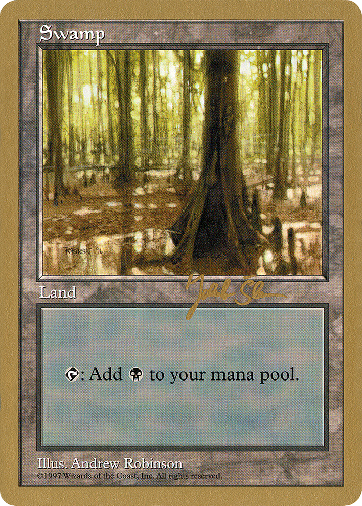 Swamp (443) - 1997 Jakub Slemr (5ED) (WCD-) - World Championship Decks 1997