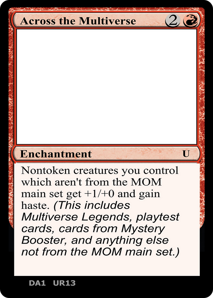 Across the Multiverse (UNK-UR13B) - Unknown Event