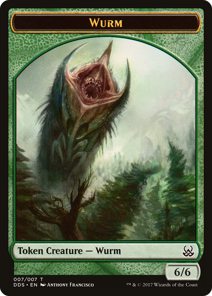 Wurm Token (DDS-007) - Duel Decks: Mind vs. Might Tokens