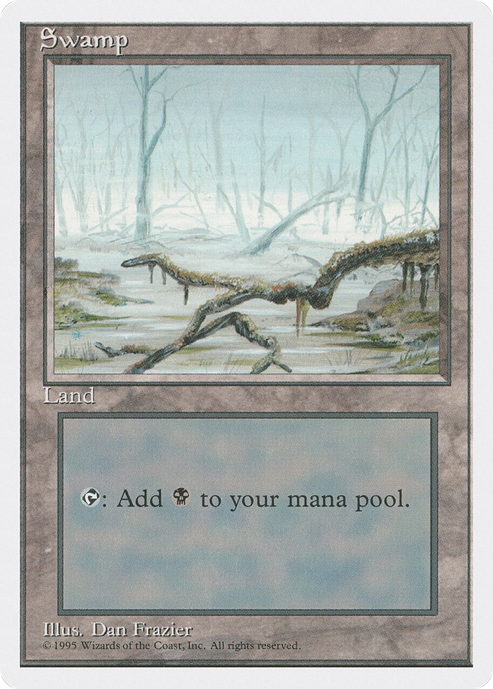 Swamp (A) (4ED-192) - Fourth Edition