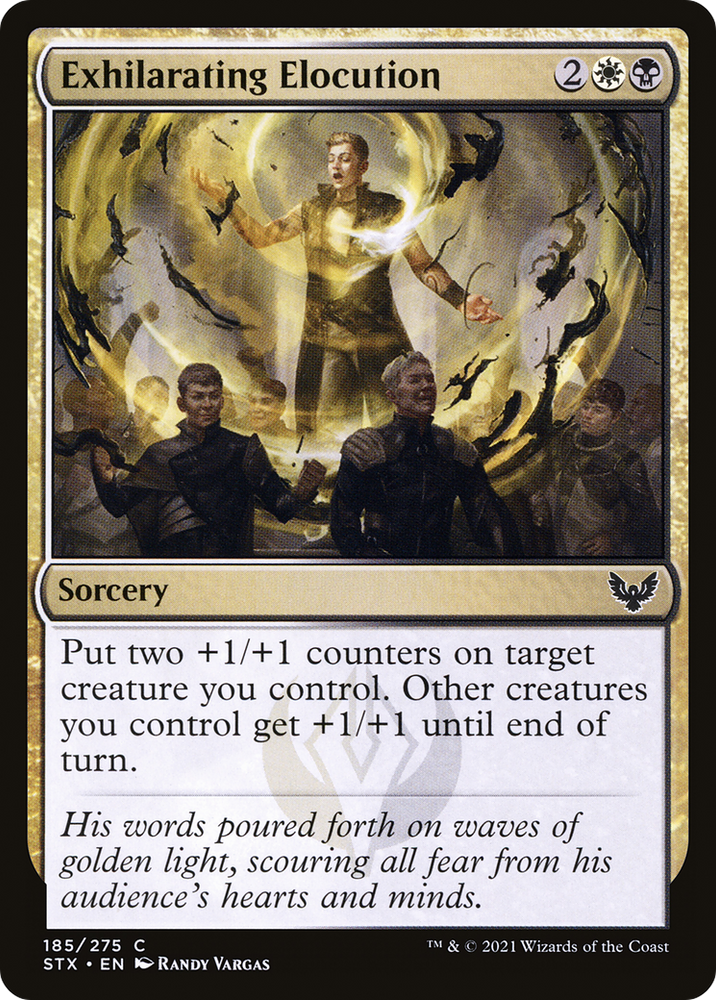 Exhilarating Elocution (STX-185) - Strixhaven: School of Mages