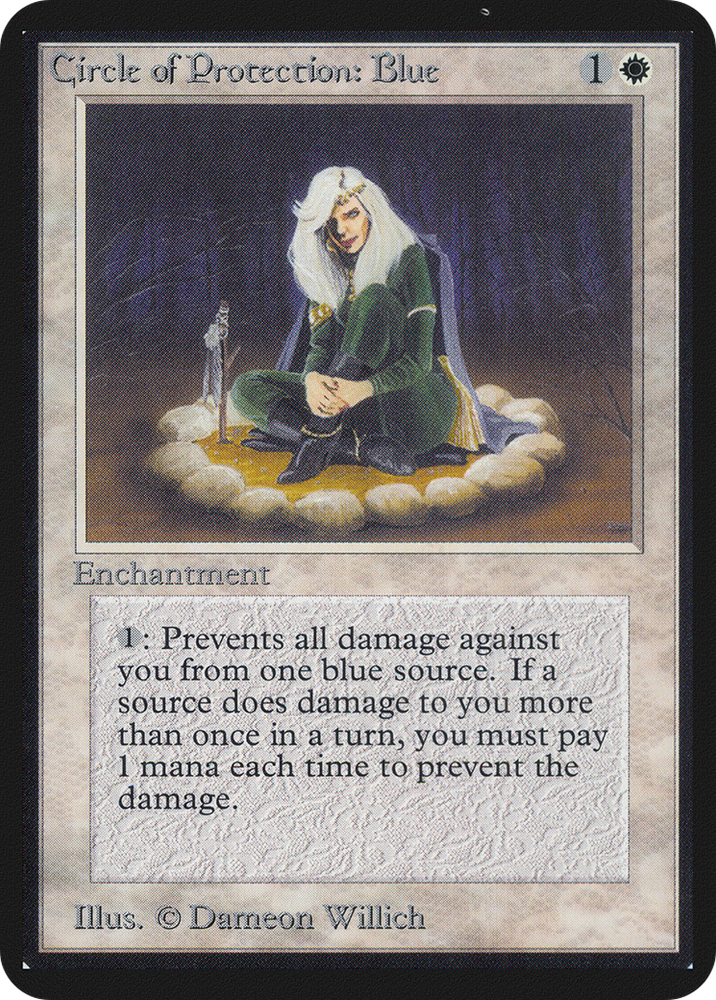 Circle of Protection: Blue (LEA-010) - Limited Edition Alpha
