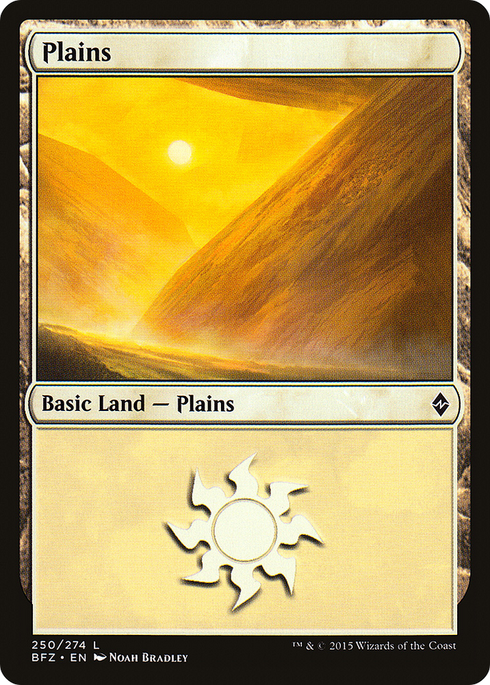 Plains (250) (BFZ-250) - Battle for Zendikar