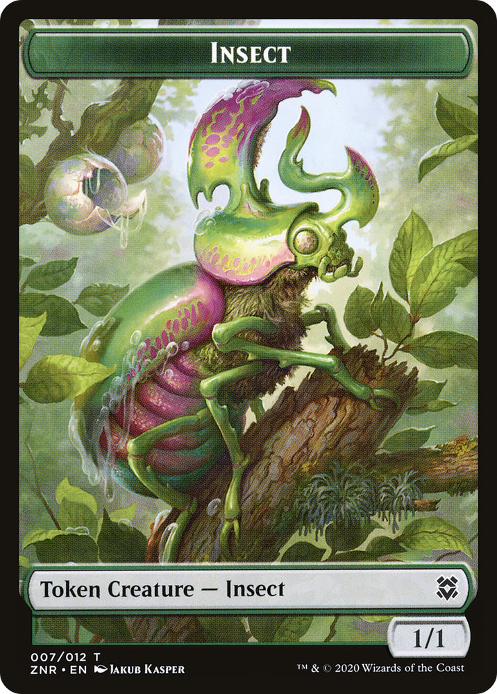 Insect (TZNR-007) - Zendikar Rising Tokens Foil