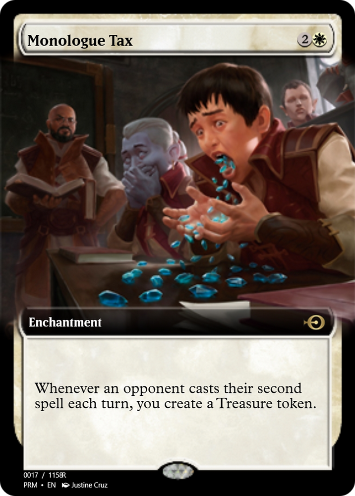 Monologue Tax (PRM-90006) - Magic Online Promos Foil