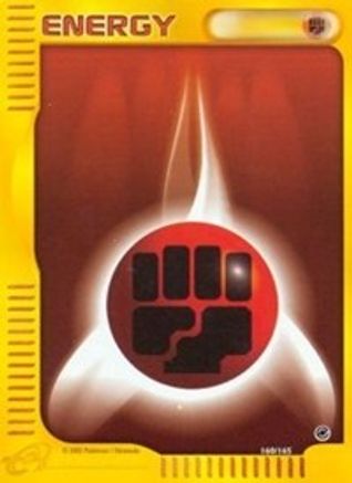 Fighting Energy 160/165  - Reverse Holofoil Expedition - Common