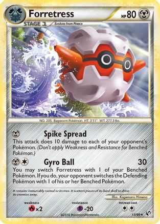 Forretress (13) 013  Undaunted - Rare