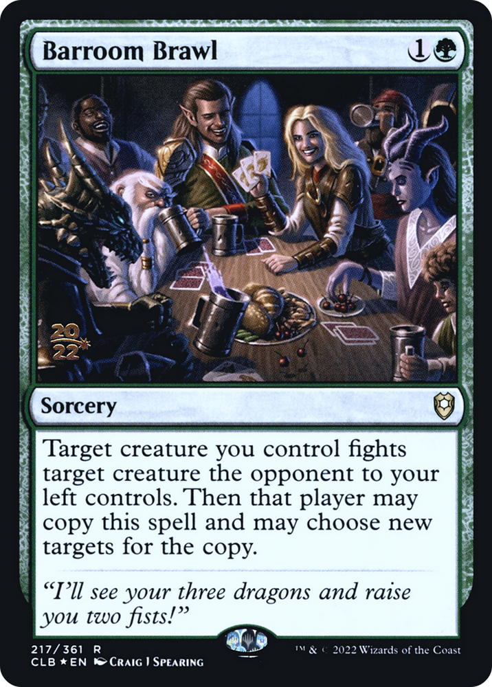 Barroom Brawl (PRE-217S) - Battle for Baldur's Gate Promos Foil