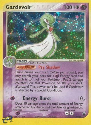 Gardevoir 007/109  - Holofoil Ruby and Sapphire - Holo Rare