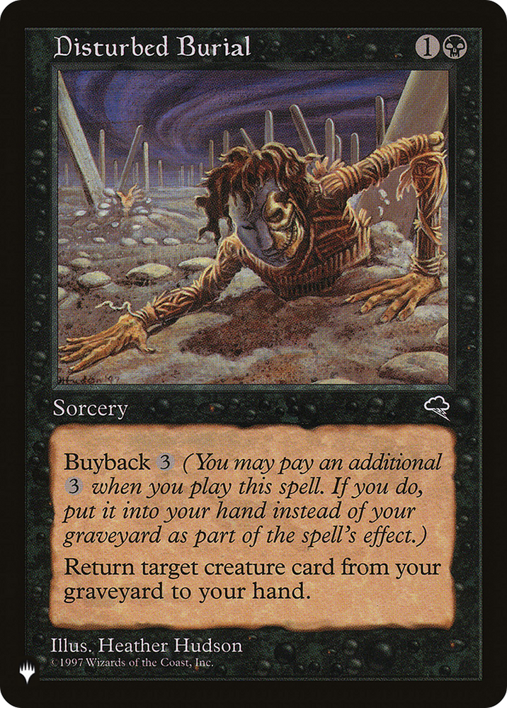 Disturbed Burial (LIST-TMP-129) - The List