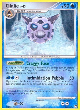 Glalie 025  Mysterious Treasures - Rare