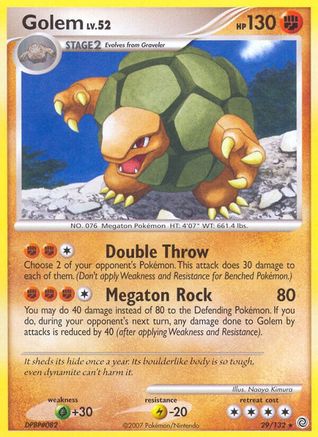 Golem 029  - Reverse Holofoil Secret Wonders - Rare