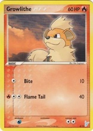 Growlithe 004  EX Trainer Kit 2 Plusle & Minun - Common