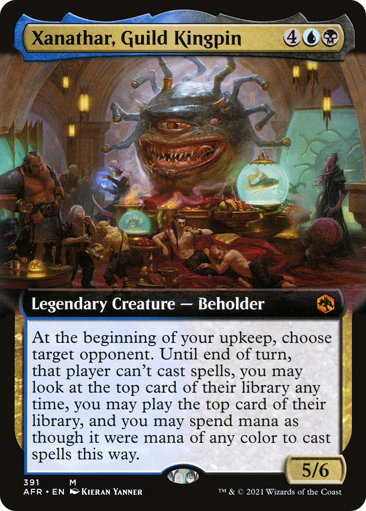 Xanathar, Guild Kingpin (Extended Art) (AFR-391) - Adventures in the Forgotten Realms: (Extended Art)