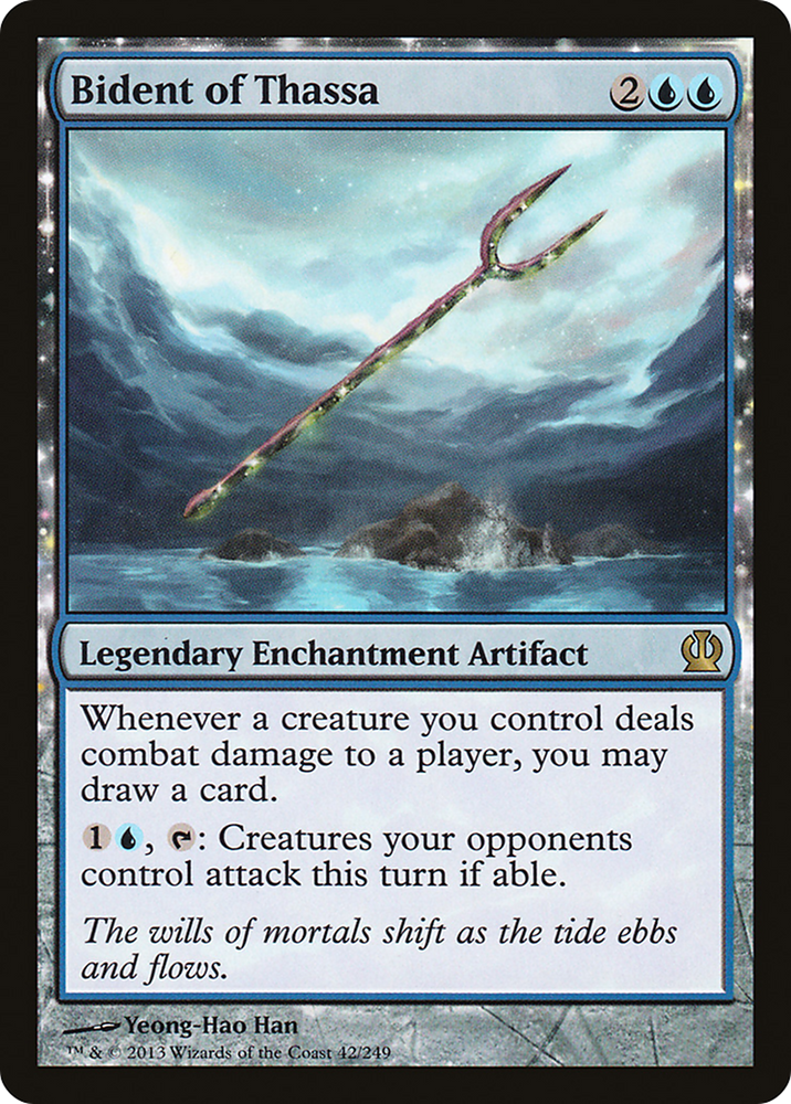 Bident of Thassa (THS-042) - Theros: (enchantment)