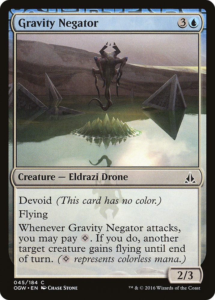 Gravity Negator (OGW-045) - Oath of the Gatewatch: (devoid)