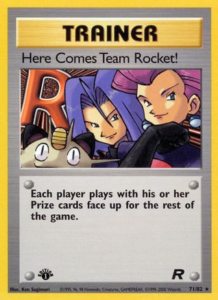 Here Comes Team Rocket! (71) 071/82  - Unlimited Team Rocket - Rare