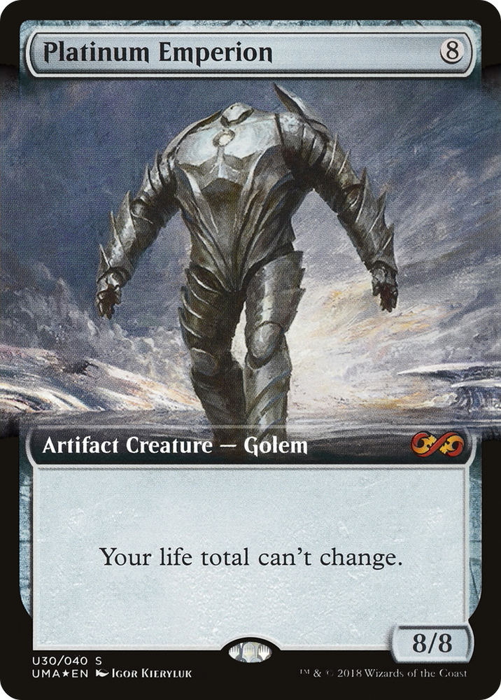Platinum Emperion (UMA:BT-U30) - Ultimate Box Topper: (Extended Art) Foil