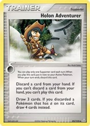 Holon Adventurer 085/110  - Reverse Holofoil Holon Phantoms - Uncommon