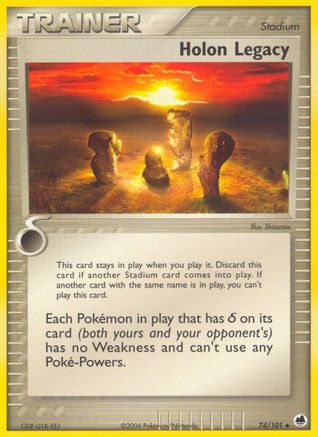 Holon Legacy 074  - Reverse Holofoil Dragon Frontiers - Uncommon