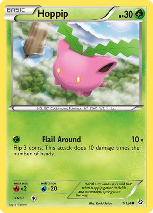 Hoppip 001  Dragons Exalted - Common