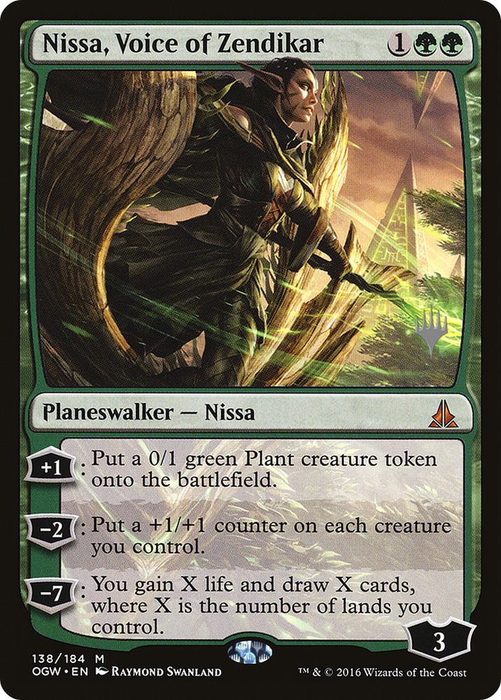 Nissa, Voice of Zendikar (PPIKO-138) - Oath of the Gatewatch Promos Foil