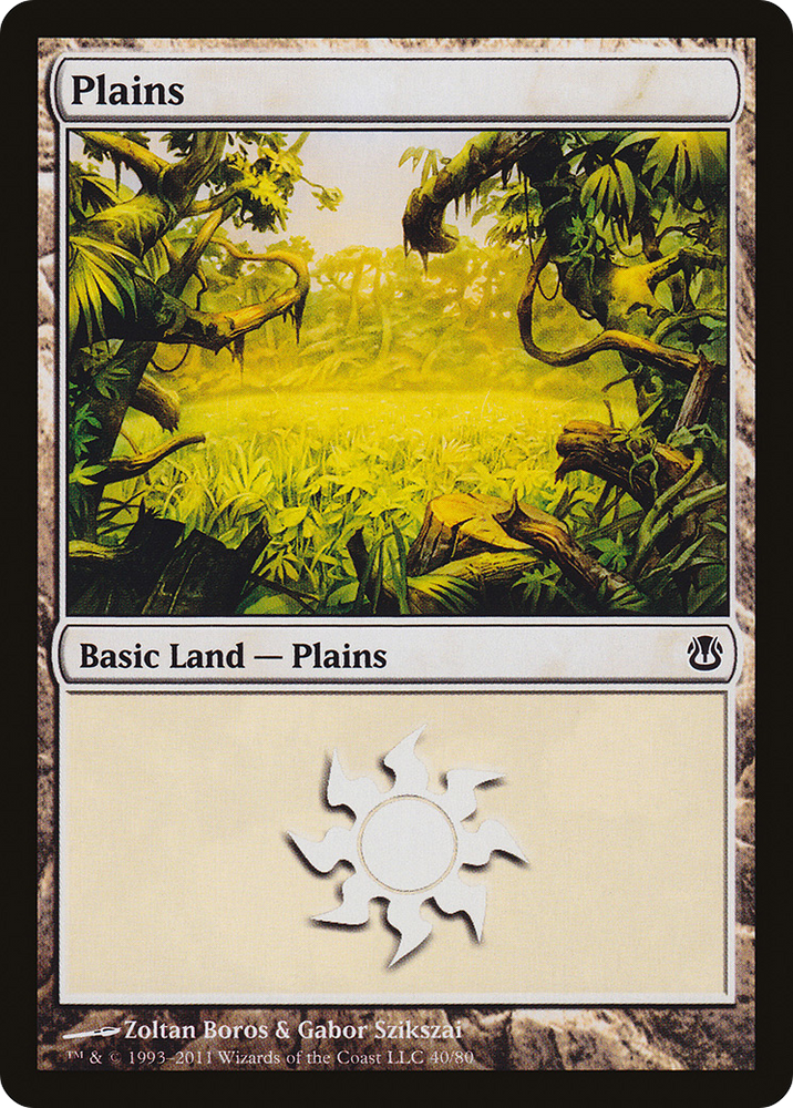 Plains (40) (DDH-040) - Duel Decks: Ajani vs. Nicol Bolas
