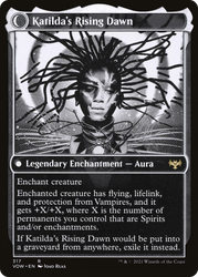 Katilda, Dawnhart Martyr (Showcase) (VOW-317) - Innistrad: Crimson Vow: (Showcase, Double Faced Transform) Foil