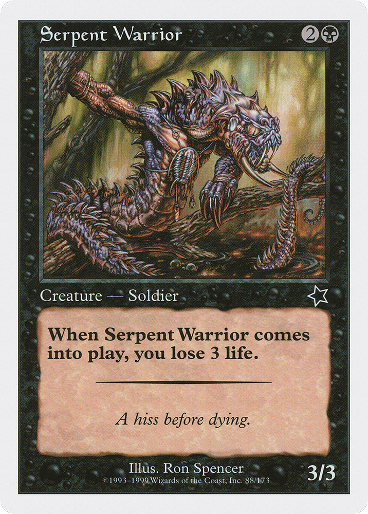 Serpent Warrior (S99-088) - Starter 1999