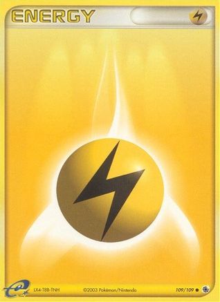 Lightning Energy 109/109  Ruby and Sapphire - Common