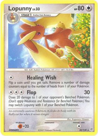 Lopunny 030  Diamond and Pearl - Rare