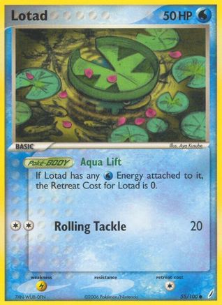 Lotad 055/100  Crystal Guardians - Common