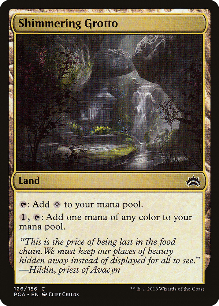 Shimmering Grotto (PCA-126) - Planechase Anthology