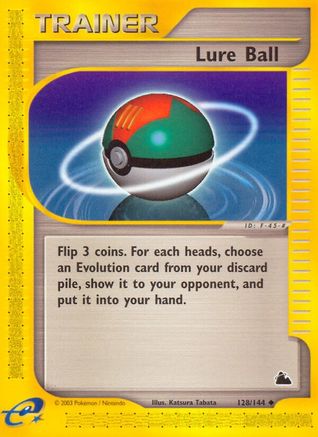 Lure Ball 128  - Reverse Holofoil Skyridge - Uncommon