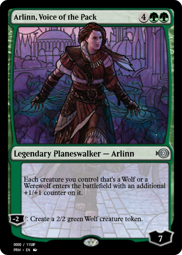 Arlinn, Voice of the Pack (PRM-77973) - Magic Online Promos Foil