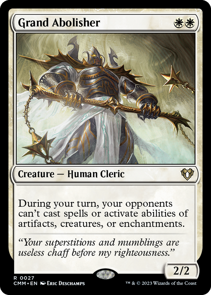 Grand Abolisher (CMM-027) - Commander Masters Foil
