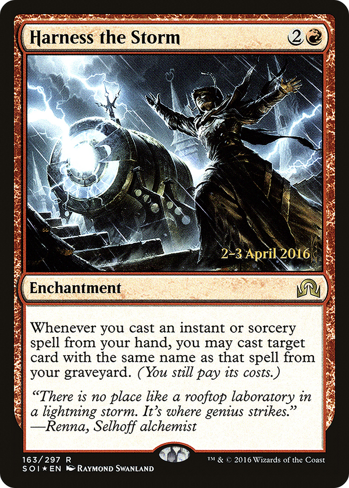 Harness the Storm (PRE-163) - Shadows over Innistrad Promos Foil